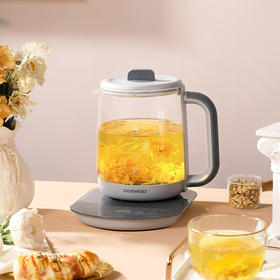 大宇（DAEWOO）养生壶多功能家用1.8L大容量烧水壶煮茶器DYYS-18L80E 深空灰