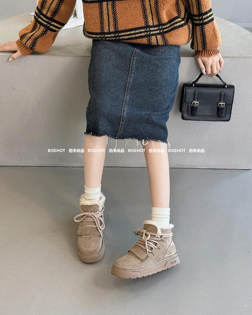 新品高帮女士磨砂牛皮高帮雪地靴938B35551（W） 商品图6