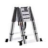 步步稳厂家双面铝合金伸缩人字梯 升降收缩楼梯 便携竹节户外梯子 商品缩略图4