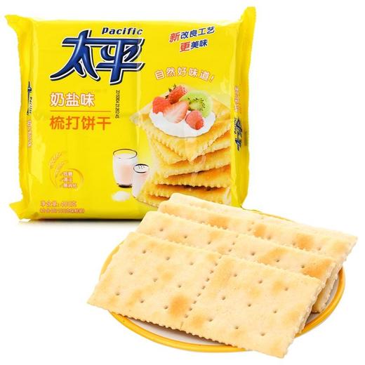 太平 梳打奶盐梳打饼干家庭装 400g/包 商品图0
