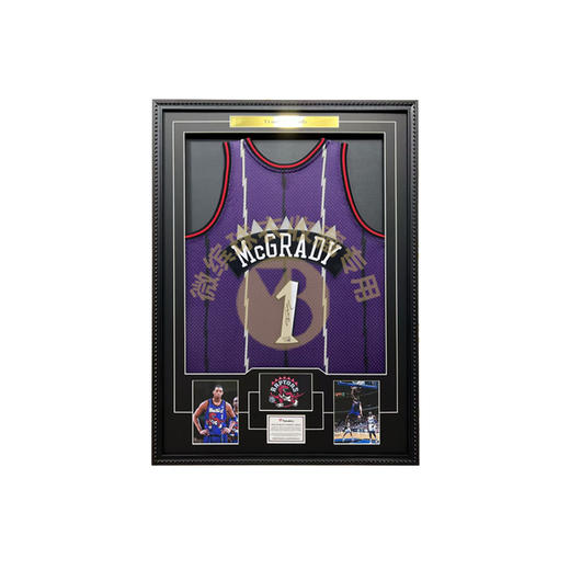 收藏系列 麦迪 猛龙队1号紫色 亲笔签名球衣 商品图0