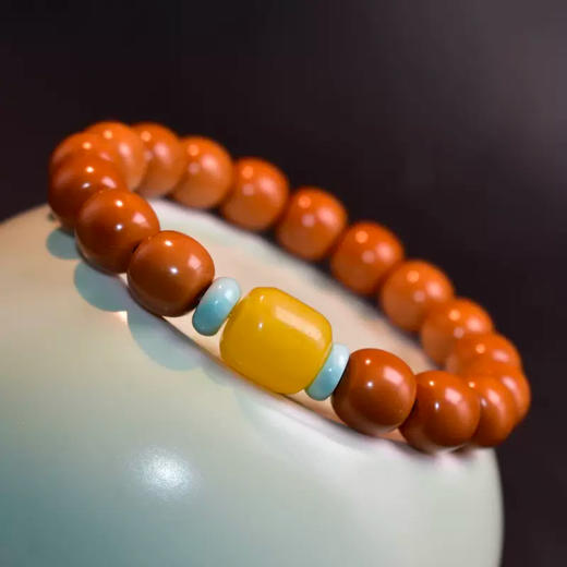 金丝猴头核桃桶珠手串10mm 商品图1