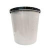 百千华 5L 无盖 灰色带压边圈圆形时尚纸篓 300g/件 商品缩略图0