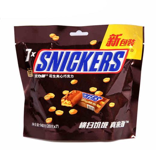 士力架 花生夹心巧克力 140g/袋 商品图0