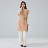 东黎 • 山羊绒女士秋冬宽松系带无袖气质中长裙 3016 商品缩略图1