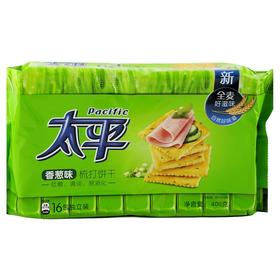 太平 梳打饼干香葱味家庭装 400g/包