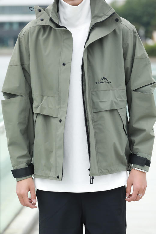 S335875135户外宽松连帽风衣 商品图1