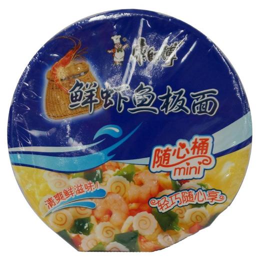 康师傅 随心杯鲜虾鱼板面 59g/杯 商品图1