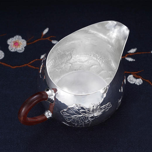 子佩集S999银【依荷听雨】提梁壶小茶壶公道杯摆件茶具套装【ZJ029】【ZJ030】【ZJ031】2311 商品图9