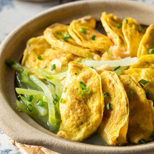 锦和甲黄金蛋饺|简单快手，皮薄馅香又鲜嫩，蒸煮煎、涮火锅都好吃！ 商品图0