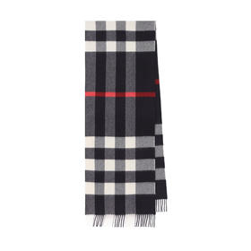 BURBERRY 巴宝莉 女士格纹流苏边围巾 格子 8077891 A1222