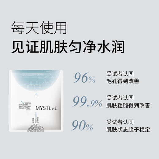 蜜雪儿糖醛酸钠补水保湿黑面膜5片精华液提亮滋润 商品图2