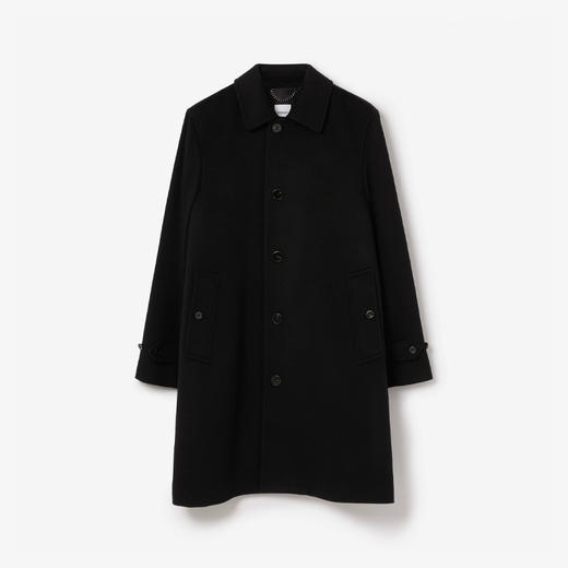BURBERRY 巴宝莉 男士帕丁顿版型 – 中长款羊绒混纺轻便大衣 黑色 8058131 A1189 商品图0