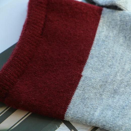 男女士羊毛羊绒袜 彩色羊毛袜 每一组都不跳色 商品图4