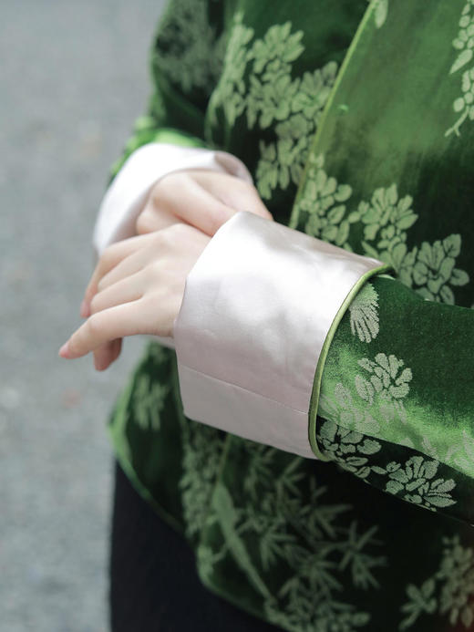 盛唐牡丹|喜上眉梢丝绒外套 商品图5