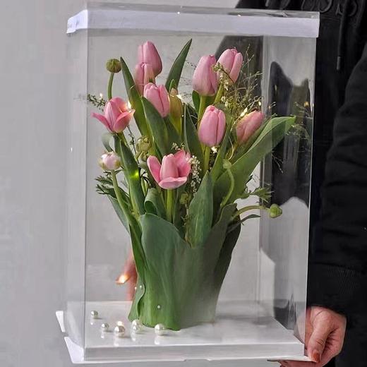 10支19支郁金香透明礼盒二选一 商品图4