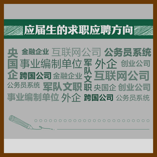 高校毕业生求职应聘一本通 应届生求职面试招聘网申央国企公务员找工作应聘 商品图2