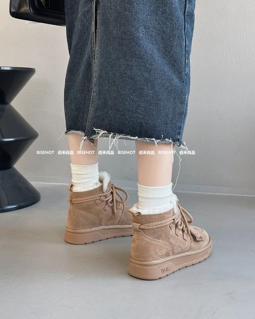 新品高帮女士磨砂牛皮高帮雪地靴938B35551（W） 商品图7