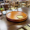 龙福刚果花梨迎客松圆形茶盘（约40*40cm） 商品缩略图3