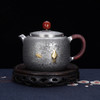 子佩集S999银【如意牡丹】提梁壶小茶壶公道杯摆件茶具套装【ZZ001】【ZZ002】【ZZ003】原创作品2311 商品缩略图8