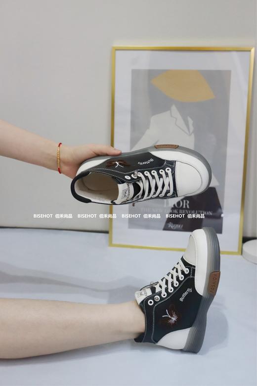 新品女士加绒牛津底百搭高帮休闲棉鞋963B35571（W） 商品图0