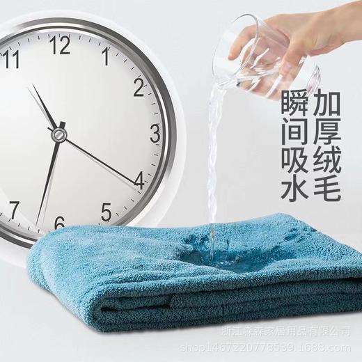 干发巾珊瑚绒女士加厚速干瞬间吸水包头巾双层速干毛巾浴帽干发帽 商品图1