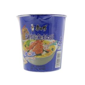 康师傅 随心杯鲜虾鱼板面 59g/杯