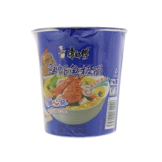 康师傅 随心杯鲜虾鱼板面 59g/杯 商品图0