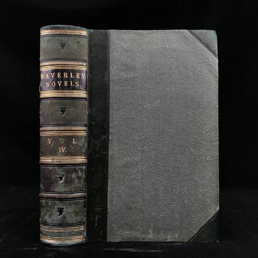 1868年 司各特《威弗利小说集》（卷4） 真皮精装18开 商品图0