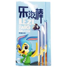 趣美滋 乐滋棒蓝莓+牛奶味 50g/盒