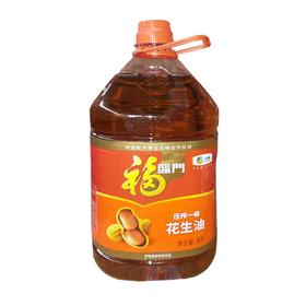 福临门家乡味压榨一级花生油5L