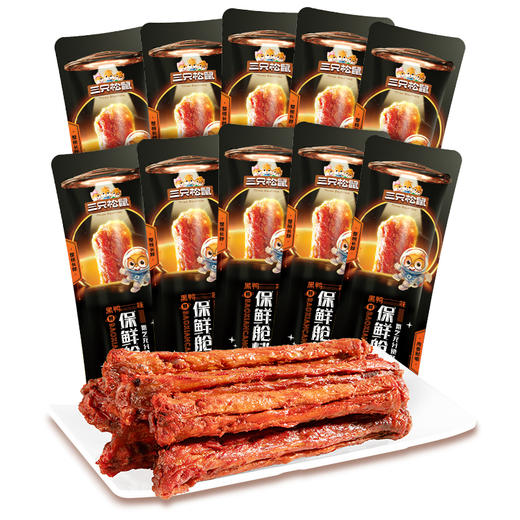 【新品】手撕风干烤脖/黑鸭味/计量称重-zl 商品图0