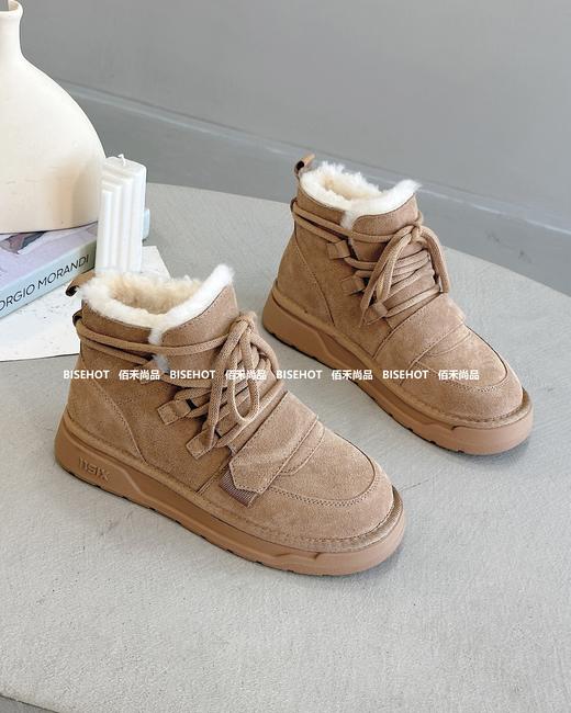新品高帮女士磨砂牛皮高帮雪地靴938B35551（W） 商品图4