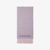 BURBERRY 巴宝莉 女士马术骑士徽标羊驼毛羊毛混纺围巾 浅紫色 8077108 B7312 商品缩略图1