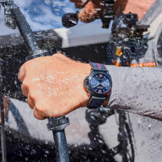 沛纳海 Panerai Luminor庐米诺Quaranta Steel DLC Luna Rossa腕表 PAM01408 商品图6