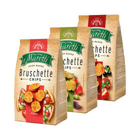 玛乐缇番茄橄榄牛至口味/地中海蔬菜/地中海披萨风味烤面包片70g 松香酥脆满足味蕾 057809/056117/056118