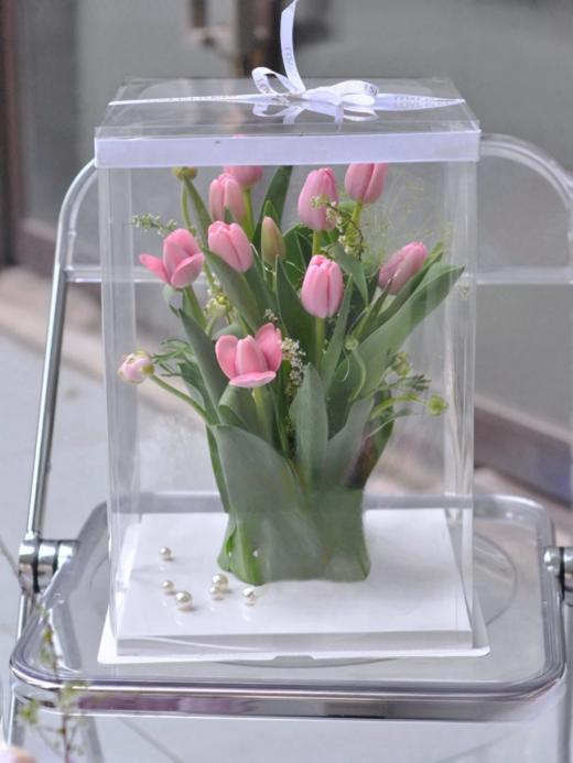 10支19支郁金香透明礼盒二选一 商品图6