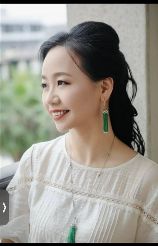 【浪漫风情】祖母绿流苏耳坠   CB12305111 商品图6