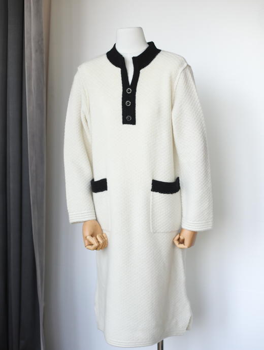 MAISON COVET 纯山羊绒白色连衣裙 商品图12