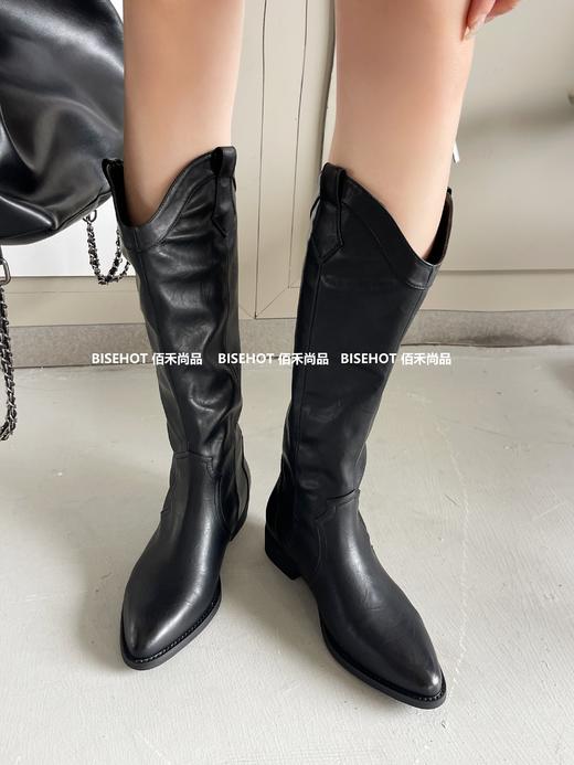 新品女士单层尖头骑士高靴962B35543（W） 商品图7