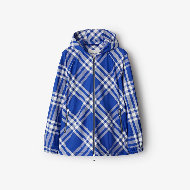 BURBERRY 巴宝莉 男士格纹尼龙连帽外套 格子 8077178 B7369