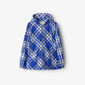 BURBERRY 巴宝莉 男士格纹尼龙连帽外套 格子 8077178 B7369