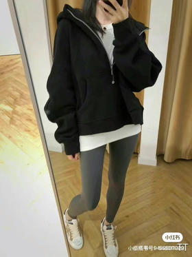 【捡漏】更新库存 LU家 薄绒 半拉链卫衣  每色都好看