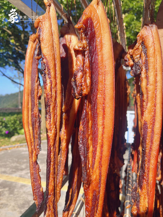 【新晒腊味】象窝山天然生晒腊肉 400g/包 商品图9