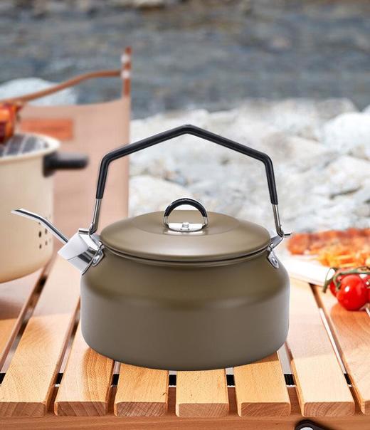 304不锈钢户外烧水壶便携泡茶自驾露营野炊食品级明火煮水煮咖啡 商品图3