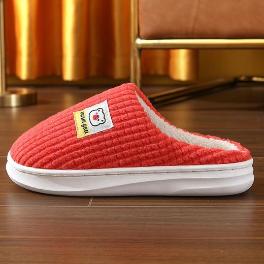 棉拖鞋女冬季居家室内防滑厚底保暖地板拖情侣拖鞋男2023新款爆款 商品图1