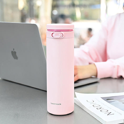 LHC3274PIK 乐扣乐扣 柔光弹跳盖430mL（粉） 商品图5