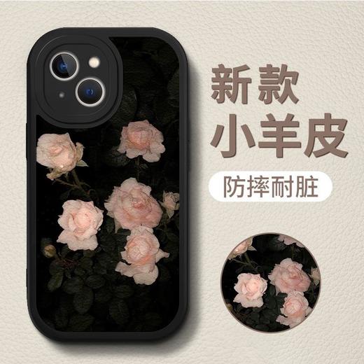 山茶花适用苹果15手机壳iphone14硅胶13pro小众12高级11全包x软壳 商品图0