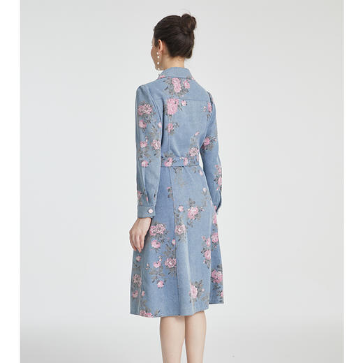 司歌牛仔外套风衣纽扣长袖翻领时尚A881169 商品图3