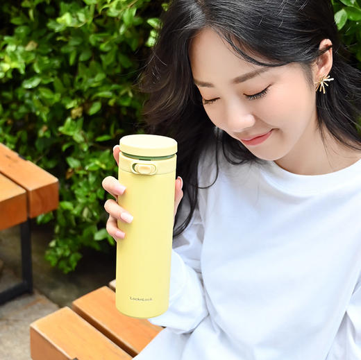 LHC3274YEL 乐扣乐扣 柔光弹跳盖430mL（黄） 商品图5